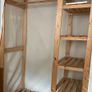 Wooden Canvas Wardrobe Image 2