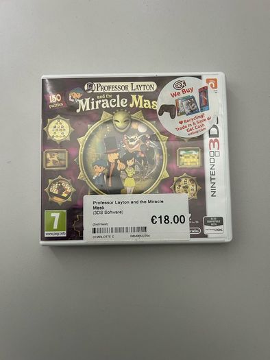 Professor Layton and the Miracle Mask Nintendo 3DS