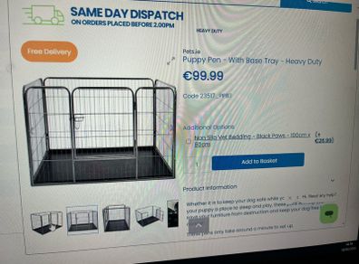 puppy pen