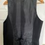 Mens Next black waist coat - medium 40R Image 2