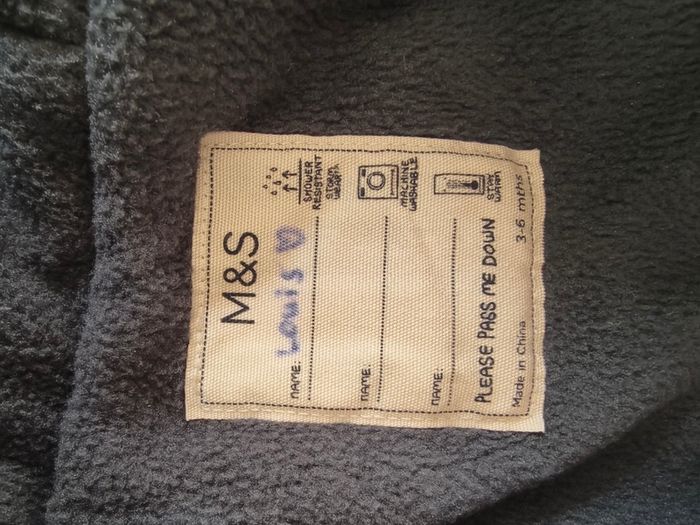 M&S Baby Winter Pramsuit