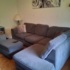 l shape sofa and love chair