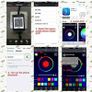 App Smart Phone Control Multi-color RGB LED Car Interior Dash Board Door DIY Atmosphere Lights with 6M Neon Strip Lights Image 8