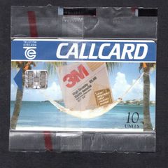1995 Ireland 10 unit 3M Data Storage Products (Schlumberger SC7) Call Card Mint in packaging