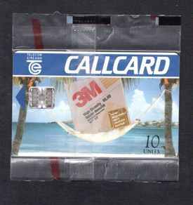 1995 Ireland 10 unit 3M Data Storage Products (Schlumberger SC7) Call Card Mint in packaging