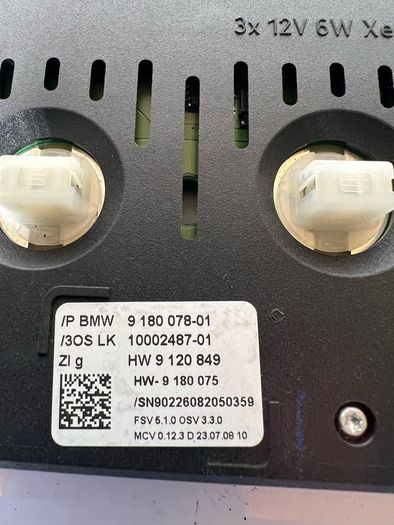 BMW 3 Series E93 Convertible Interior Roof Courtesy Map Reading Light 9180078 a1l2b616s