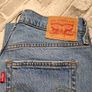 Levi's 501 Curve Ladies Light Blue Denim Jeans W28 L32 Image 2