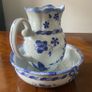 Wash Bowl And Jug Vintage Regency Ironstone Image 4