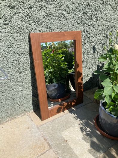 Beautiful Modern Hardwood Mirror from Kilcroney Furniture