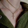 Cross Design Zircon  Necklace Image 5