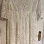 Elegant White Lace Dress Shein Curve 1XL Image 4