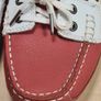 womens SEBAGO BALA BOAT shoes flats driving loafers salmon white Size UK 5 W EU 38 W Image 4