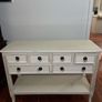 Cream wooden sideboard cabinet Image 2