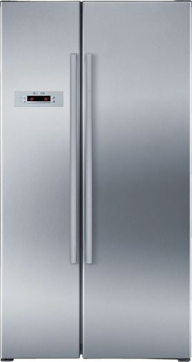 Bosch Series 4 American-Style Fridge Freezer Stainless Steel