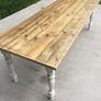 A 7ft Country Farmhouse Table Image 7