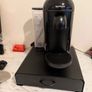 Nespresso Vertuo Black with coffee pods & shelf Image 4