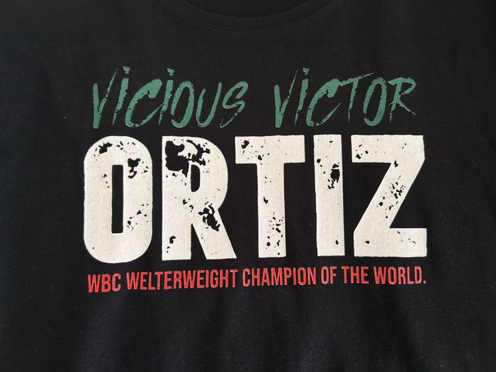 Vicious Victor Ortiz long sleeve tee shirt WBC Champion v Floyd Mayweather