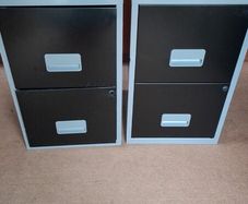 2 Small Filing Cabinets