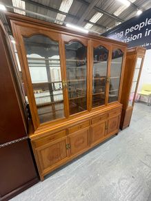 Large Solid Chinese Rosewood Display Cabinet