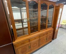 Large Solid Chinese Rosewood Display Cabinet