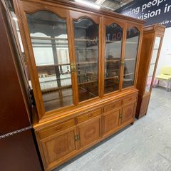 Large Solid Chinese Rosewood Display Cabinet