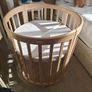 Mon Lit Cabane 7 in 1 Oval Evolving Cot, Natural Like New Image 9