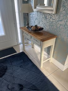 console hall table