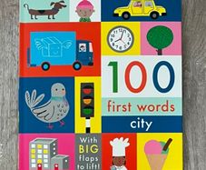 Nosy Crow 100 First Words: City with Big Flaps to Lift! (By Edward Underwood) Book