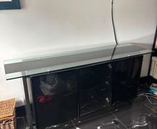 Glass / Black TV Unit