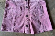 Pink Cord Skirt (4yrs)