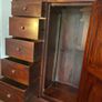 Mahogany Wardrobe And Matching Chest Of Drawers . Image 3
