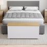 Arlington Storage Ottoman, Wood in White, 100x40x48cm - Storage Ottoman with Lift-Up Lid, Ideal for Toys, Bedding & Footstool Use Image 3