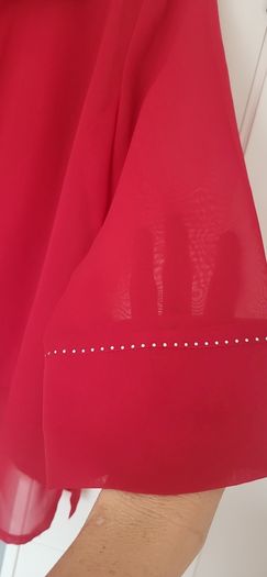 Paz Torras Ruby Red Twin Set Sz 46 ( Fit 10-12 Uk) Rrp 89.99