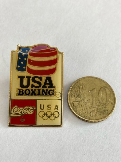 Coca Cola Boxing Olympic pin