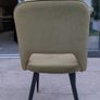 Green velvet chair Image 4