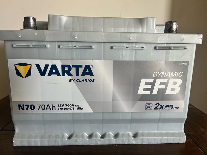 Auto starter battery VARTA 70Ah 12V 760A