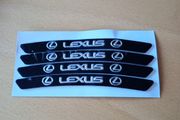 Brand New Lexus Wheel Edge Badges