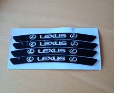 Brand New Lexus Wheel Edge Badges