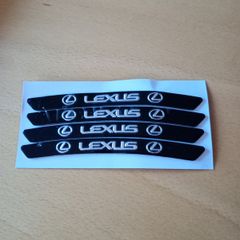 Brand New Lexus Wheel Edge Badges