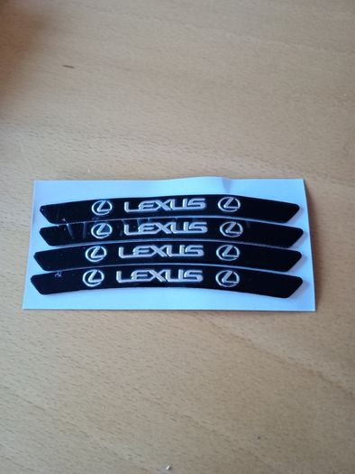 Brand New Lexus Wheel Edge Badges