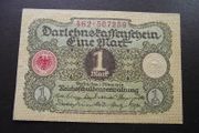 Germany. Darlehnskassenschein 1 Mark (1.3.1920) Super Condition!