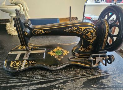 Antique Jones Family Transverse Shuttle Sewing Machine