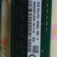 32GB SK hynix DDR, 3200aa, ECC Registered Server RAM