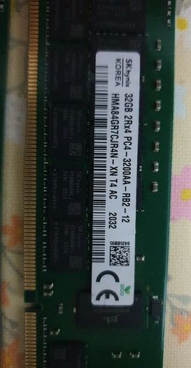 32GB SK hynix DDR, 3200aa, ECC Registered Server RAM