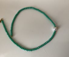 Pearl Centre Turquoise Natural Stone Necklace