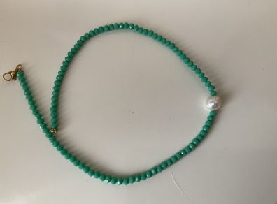 Pearl Centre Turquoise Natural Stone Necklace