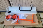 37" Bi-Directional Wheeled Snow Pusher (watch video)