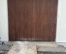 solid garage doors