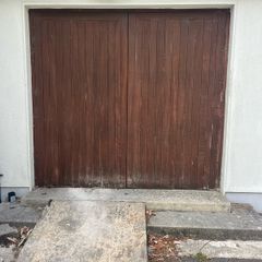 solid garage doors