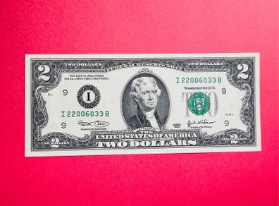 Usa  2  Dollars   2003. Letter    (  I  9 )  Minneapolis. ( Uncirculated )